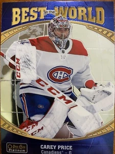 19-20 UD Opee Chee Platinum Best In The World BW-10 Carey Price - Picture 1 of 2