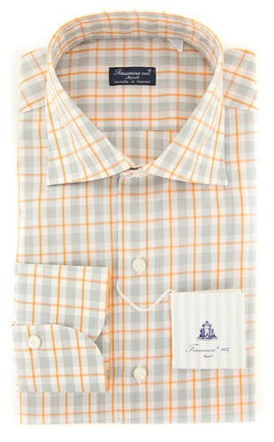 OFF WHITE Camicia Finestra Finamore Napoli Off White Completa 17 43 (F141810)