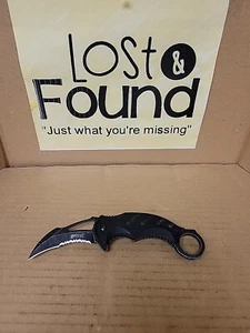 Mtech Xtreme Folding Pocket Knife New Karambit Black MX-A833BK - Picture 1 of 14