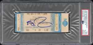 RARE! November 3, 1995 KEVIN GARNETT NBA DEBUT Signed Full Ticket PSA 6/Auto 10 - Picture 1 of 2