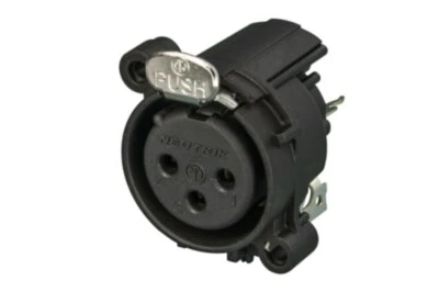 NEUTRIK NC3FAV1 three-core XLR female Audio connector XLR base PCB Canon welding - Image 1 of 4