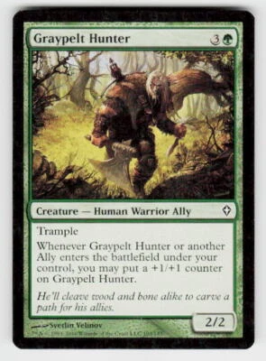 Worldwake #103 Graypelt Hunter - Image 1 of 2