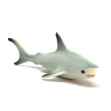Reef Shark Fish Figurine Porcelain Hand Painted Miniature Gift Craft Collectible