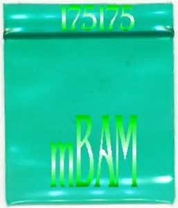 Paquete de 100 BOLSAS VERDES 175175 Apple con cremallera 1,75x1,75 - Imagen 1 de 12