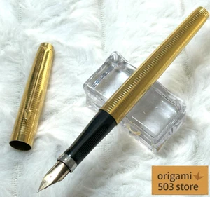 Pluma Estilográfica Parker Vintage 75 Plata Esterlina Cinelé - 14K XF Nueva en Caja Usada - Imagen 1 de 14