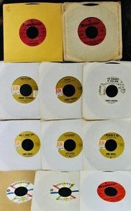 JIMMIE RODGERS ✦ 11 Radio Station 45's~Rockabilly~Honeycomb~ROULETTE~A&M~Lot #2 - Imagen 1 de 3