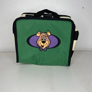 Fiambrera suave de vinilo con cremallera de colección Cartoon Network Yogi Bear rara difícil de encontrar - Imagen 1 de 8
