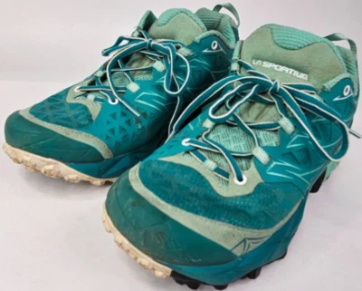 Zapatillas de Trail Running La Sportiva Akyra Para Mujer 8.5 Verde Blanco 2003-C Foto 1 de 4