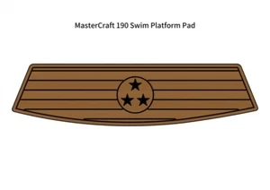 MasterCraft 190 Swim Platform Step Boat EVA Foam Faux Teak Deck Floor Pad Mat - Picture 1 of 16