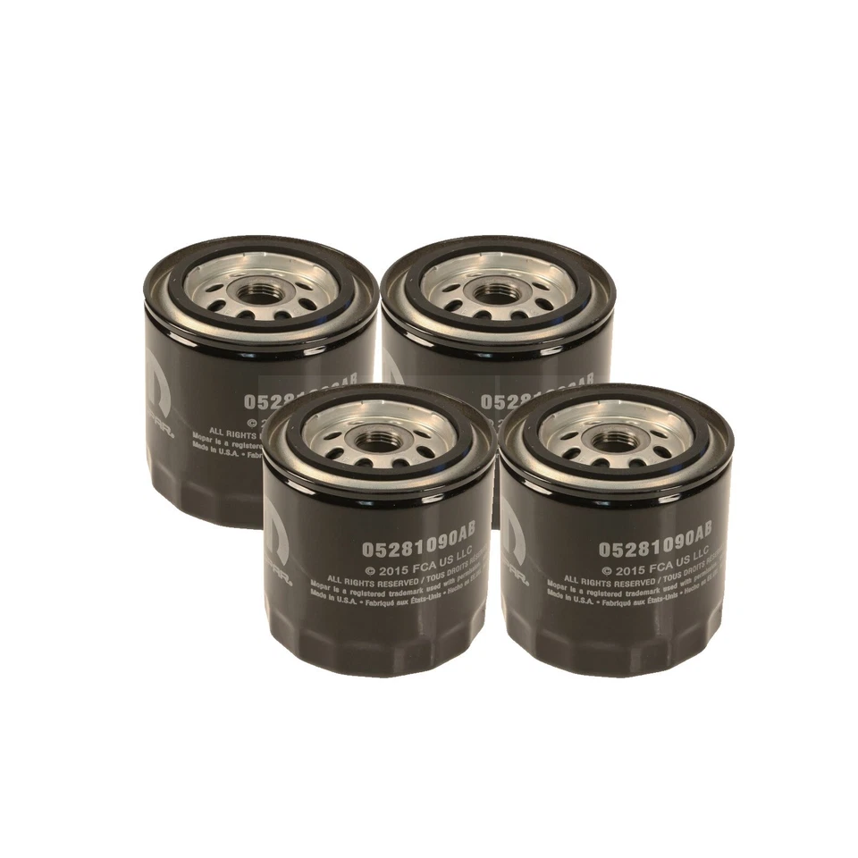 Genuine OEM Mopar Set of 4 Engine Oil Filters Main For Jeep Commander 4.7L V8 - Image 1 of 1