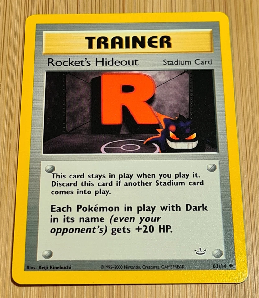 Rocket's Hideout # 63/64 Uncommon Neo Revelation 2001 Near Mint to Mint Vintage - Bild 1 von 4