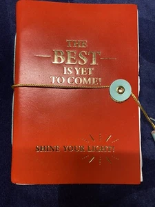Love Livid Leather Journal - The Best is yet to Come - Red - Picture 1 of 7