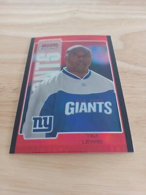 2005 Bowman Chrome Red Refractors New York Giants #83 Tim Lewis $$$$ - Image 1 of 2