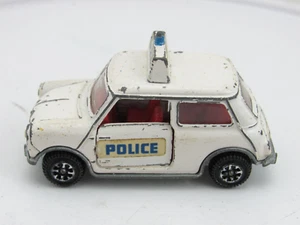 Vintage Dinky Toys Mini Cooper Police Car White Mini B - Picture 1 of 13