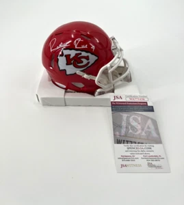 RASHEE RICE KANSAS CITY CHIEFS AUTOGRAPHED MINI HELMET JSA WITNESS COA - Picture 1 of 3