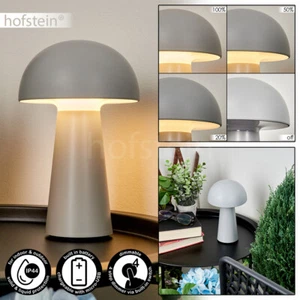LED Außen Tisch Lampen dimmbar Garten Leuchten Terrassen Balkon Beleuchtung grau - Bild 1 von 10