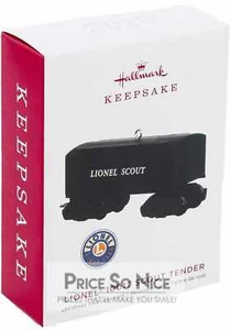 Hallmark 2019 Ornamento - Lionel Trains 1001T, tender scout, metallo - nuovo - Foto 1 di 1