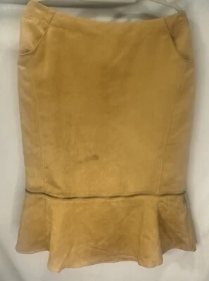 Falda Corta/Falda Larga Randolph Duke Marrón Fau Gamuza 16 Longitud Variante Sirena Foto 1 de 4