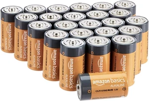 C Cell Alkaline All-Purpose Batteries, 1.5 Volt, 5-Year Shelf Life 24-Pack  - Picture 1 of 7