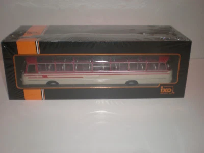 1/43   Bus Setra S14 Beige/red 1960's / Ixo Models Bus 009 - Image 1 of 3