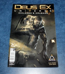 Deus Ex Universe Childrens Cruzada #4 C primera impresión Difícil de encontrar Titan Comics 2016 TF29 Casi nuevo - Imagen 1 de 1