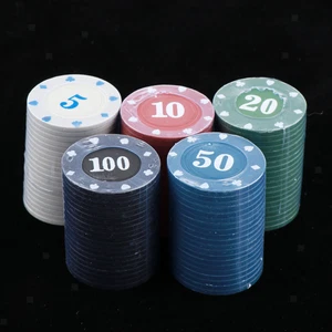 100x Poker Chips Poker Tokens Casino Chips Fun Accessories 1.5" - Bild 1 von 11