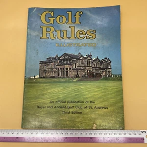 Golf Rules Illustrated Book St Andrews 3rd Edition 1976 Royal & Ancient Official - Picture 1 of 13