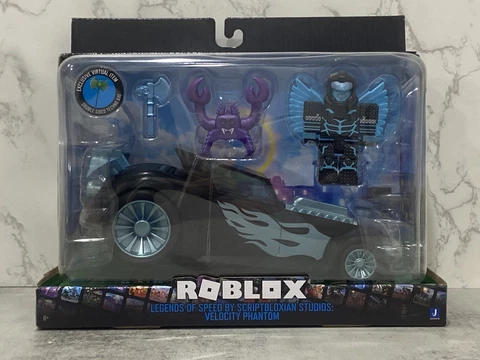 Roblox Legends of Speed: Velocity Phantom Vehicle & Action Figures Cover