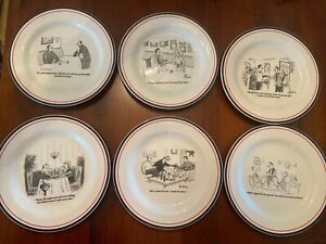Restoration Hardware The New Yorker Set Of 6 Cheese Snack Plates 8"