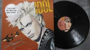 Billy Idol Whiplash Smile LP 1986 **GOOD+/VG+**INNER** - Picture 1 of 3