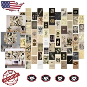 Unique 70pc Cottagecore Aesthetic Collage Kit 4x6" Fade-Resistant Room Decor - Picture 1 of 8