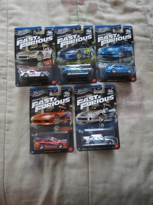 2025 HOT WHEELS SILVER SERIES GRAPHIC REMIX FAST AND FURIOUS LOT OF 4 NEW - Image 1 of 2