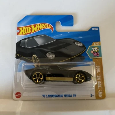 Hot Wheels 2025 '71 Lamboghini Mura Sv SHORT CARD - Image 1 of 2