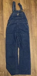 Vintage OshKosh B'Gosh Herren Blau Denim Latzhose Größe 34 / 33 Hergestellt in den USA - Bild 1 von 7
