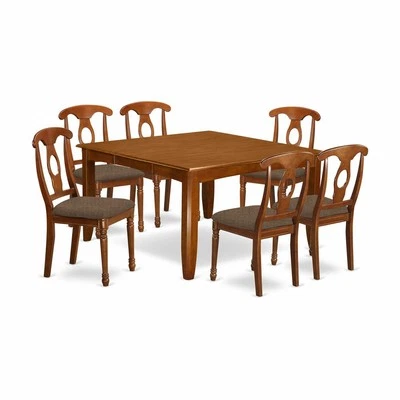 PFNA7-SBR-C 7 Pc Formal Dining room set for 6-Dining Table and 6 Dinette... - Image 1 of 4