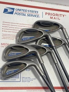 Ping Red Dot G2 Irons 4 6 7 8 W S Ping Tec 100 Soft Regular Graphite Shaft - Picture 1 of 11
