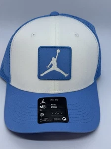 NIKE JORDAN JUMPMAN GORRA RISE GORRA SNAPBACK CAMIONERO PARA HOMBRES UNIV AZUL BLANCO Talla M/L - Imagen 1 de 6