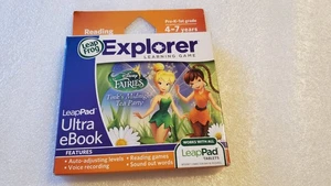 LeapFrog LeapPad 1 2 3 Explorer Tinkerbell Ultra eBook New Midnight Tea Party - Picture 1 of 2