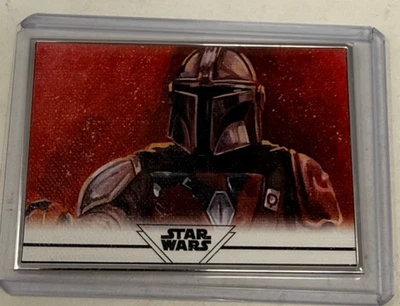 Star Wars: Stellar Signatures The Mandalorian Candice Dailey Sketch 2021/100 Foto 1 de 3