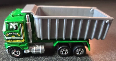 Camión volquete Ford 1981 Hot Wheels volquete Hong Kong Sunset camión verde Foto 1 de 4