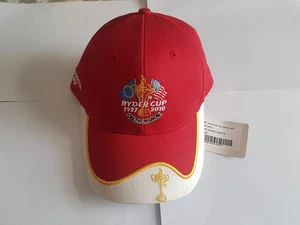 Official Ryder Cup 1927-2010 Celtic Manor Red Baseball Cap Hat One Size - Picture 1 of 8