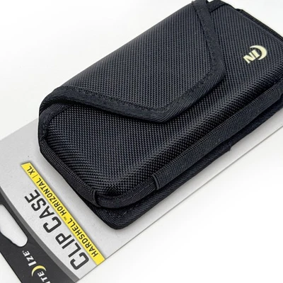 Funda rígida universal negra Nite Ize X-grande bolsa resistente con clip para cinturón Foto 1 de 4