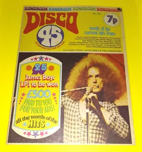 Disco 45 Songbook No.35 - Medicine Head, James Boys, David Essex, Carpenters - Imagen 1 de 1