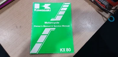 KAWASAKI KX80 MOTORCYCLE FACTORY MANUAL 1985 - image 1 of 4