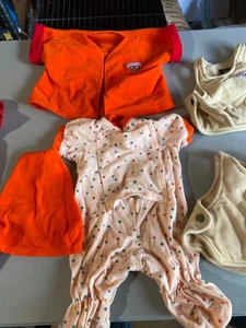VTG Lot Teddy Ruxpin Bear Clothes Outfits  Jacket Pajamas Shoes  - Picture 1 of 3
