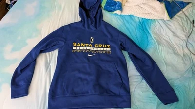 Santa Cruz Warriors Hoodie Mens Small Blue Nike Team Issued G League NBA Dri Fit - Image 1 of 4