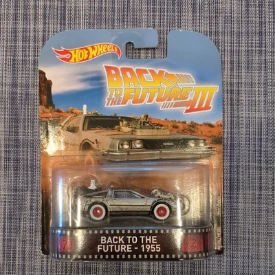 Hot Wheels - BACK TO THE FUTURE 1955 Time Machine- DeLorean Retro Ent 1:64 DWJ77 - Image 1 of 4