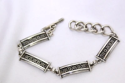 Brighton Berkeley Heart Silver Bar Toggle Bracelet - Image 1 of 4