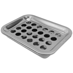  1 Set Communion Trays For Churches: 10.41x7.66" Stainless Steel Communion Set - - Picture 1 of 12