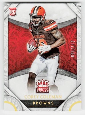 2016 Panini Crown Royale #90 Corey Coleman Holo Gold #/149 - Image 1 of 2